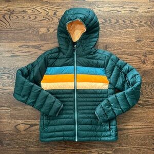 Hooded Cotopaxi Fuego down jacket Size: Women’s Small